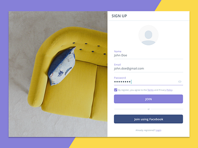 Daily UI #01 - Sign up (sketch freebie) daily ui freebie sign up