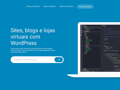 WordPress Project, landing page landing wordpress