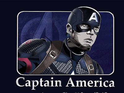 captain america avengersendgame captain america comic illustration marvelcomics poster procreate