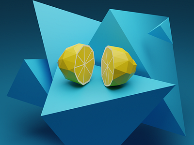 Blue 3d blender branding design graphic design illustration logo ui ux