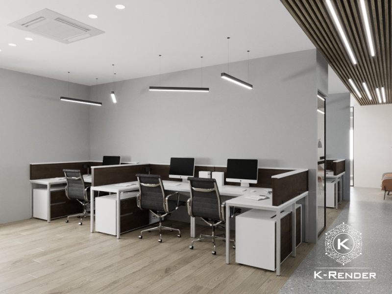 Motty Office - a perfect office design by K-Render Studio on Dribbble