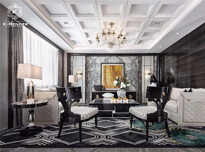 Luxury House Interior Rendering in Singapore by K-Render