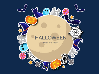 Cute design for Halloween