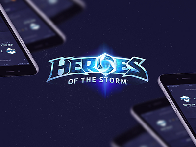 Heroes of the storm - App redesign pratice