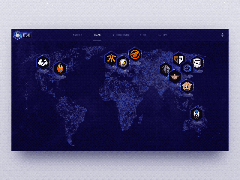 Heroes of the Storm HGC Web Concept Design Part. 1