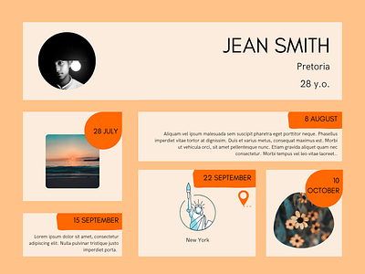 Daily UI #006 - Jean Smith - Profile page daily ui dailyui page profile ui user web