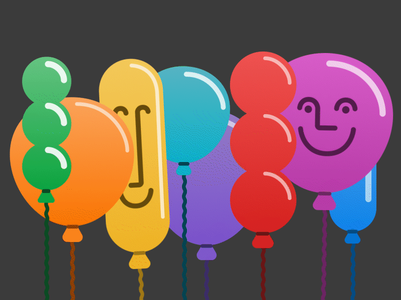 Good News baloons colourful success