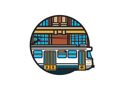 Melbourne Tram australia city illustration melbourne rail tram