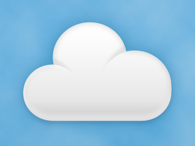 Cloud cloud thumbnail vector