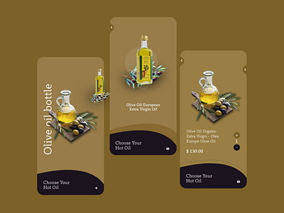 Olive Oil App Design