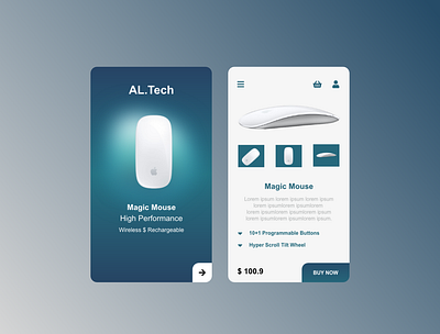 AL-Tech App Design app design ui