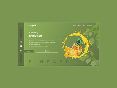 Organic Fruit Web Design