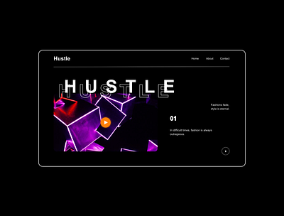 Hustle Web Design design ui