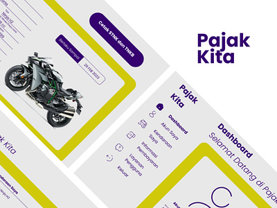 Pajak Kita Website graphic design ui