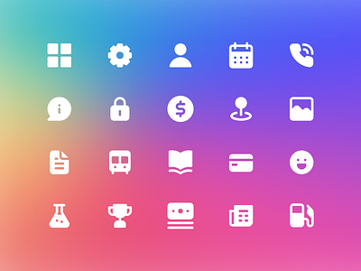 Unicons Solid application finance glyph icon icon library iconpack icons solid symbols ui unicons user