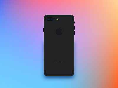 iPhone7 apple black icon ios iphone7 matt