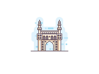 Hyderabad architecture building charminar city heritage hyderabad islamic landmark monument mosque