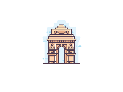 Delhi architecture cityscapes delhi india gate landmark war memorial