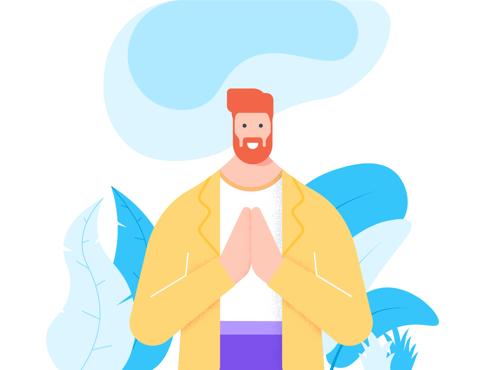 Welcome Illustration by Jemis Mali for IconScout on Dribbble