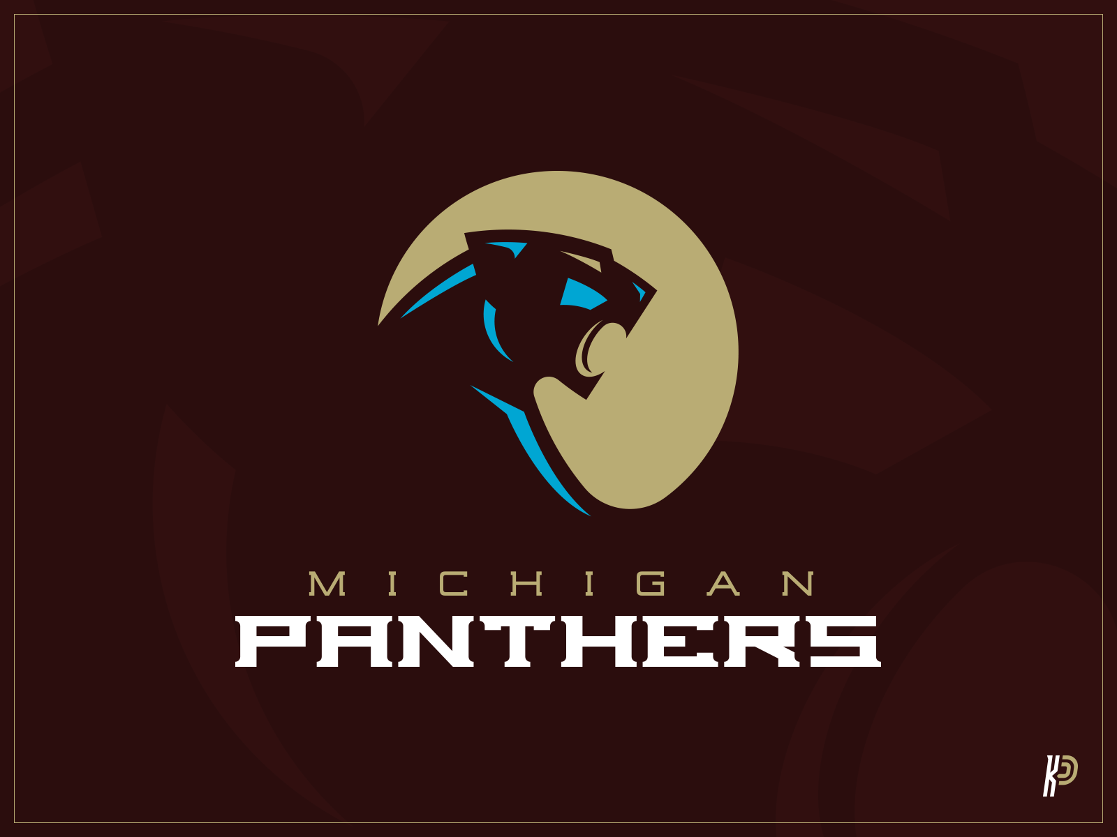 Michigan Panther USFL Logo Concept by Kyle Papple on Dribbble