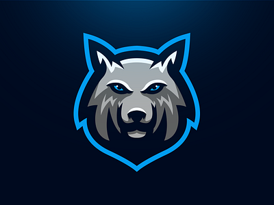 Team Beta Secondary Logo branding design esports gaming illustration logo mascot team beta team logo wolf