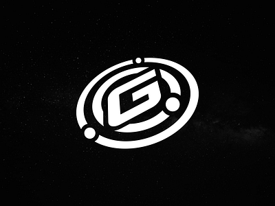 G Galaxy Logo brand branding g galaxy identity logo planets space stars universe