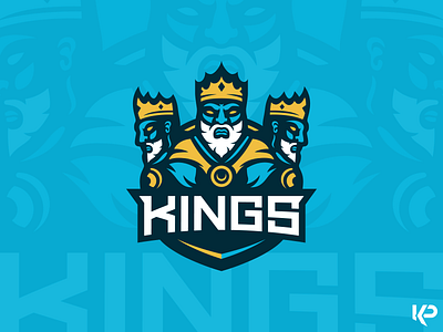 Kings Mascot branding crown illustration kings logo mascot mascot logo sports logo team logo