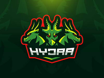 Hydra Mascot Logo brand branding dragon hydra illustration logo mascot mascot logo serpent sports logo team logo