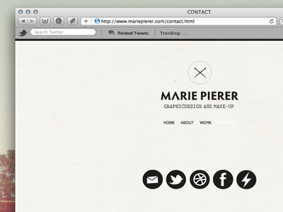 Working on my new online portfolio