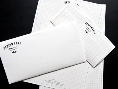DesignTaxi - letter paper design graphic illustration typography
