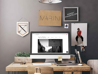 Marini Modeatelier branding design dress fassion mode ravensburg redesign ui website