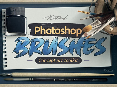 Photoshop Illustration Brushes set 2022 (ABR format)