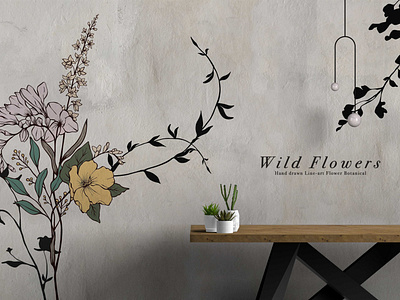 Wild Flowers Illustration