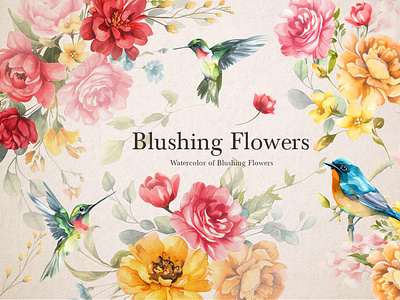 Blushing Flowers Asset