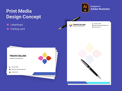 Business Card And Letterhead Design