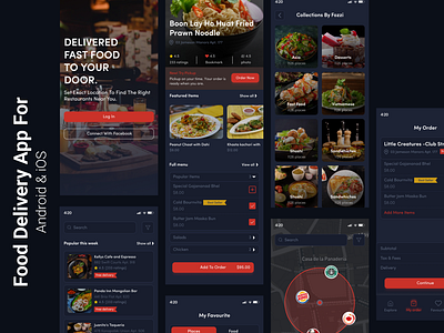 Food Deliver App Design