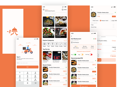 Food Delivery App Concept