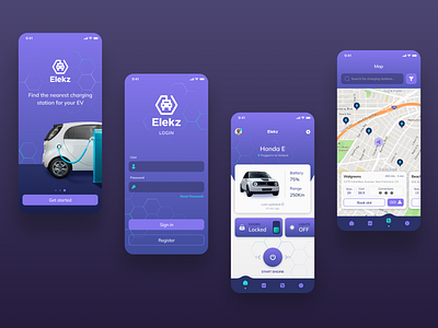 EV App - UI Design