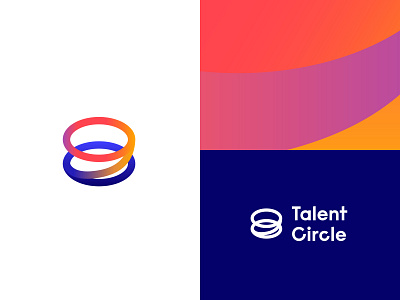 Talent Circle - Logo anais maxin branding circle circle logo header logo logo design logotype talent circle visual identity website
