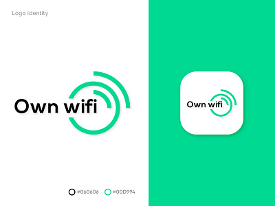 Own wifi logo abstract logo app branding creative creative logo freelancer graphic design icon letter logo logo logo design logodesigner logos minimalist logo modern logo modern logos popular logo simple unique logo wifi logo