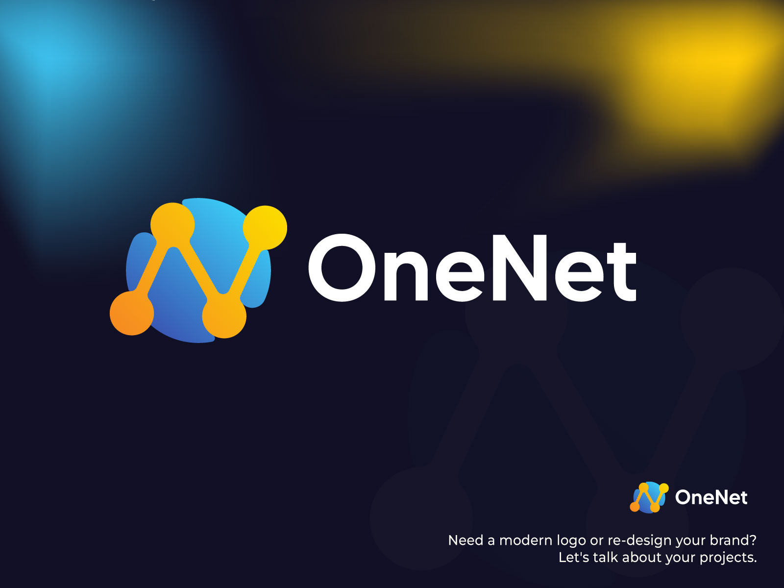 OneNet Logo by Nupur Akther - Logo Designer on Dribbble