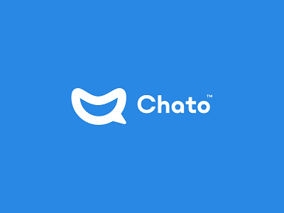 Chato logo | Chat logo branding chat logo logo logo design modern logo