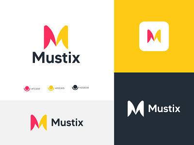 Latter M modern logo branding branding identity graphic design logo logo design modern logo