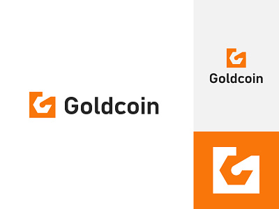 Goldcoin logo design brand mark branding coin logo graphic design logo logo design logos modern logo