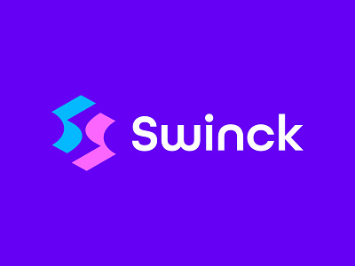 Swinck latter S logo app brand identity brand mark branding creative logo freelancer graphic design icon logo logo design logo designer minimalist logo modern logo