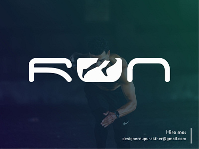RUN logo design