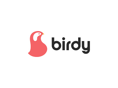 Birdy logo design bird birdy brand mark branding branding identity creative logo freelancer icon logo logo design logo designs logos modern logo