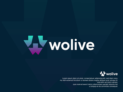 wolive logo design branding graphic design logo logo design modern logo