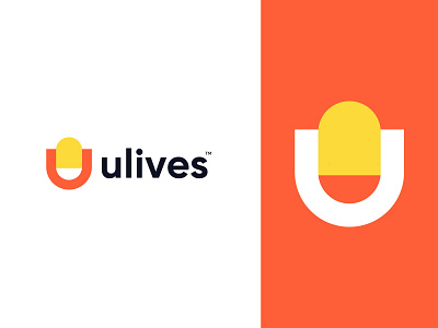 ulives logo design