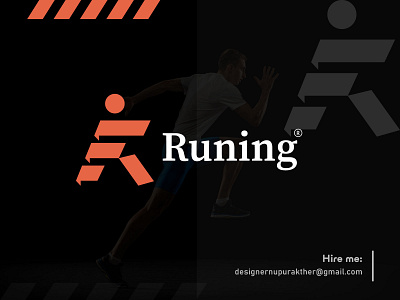 Runing logo design